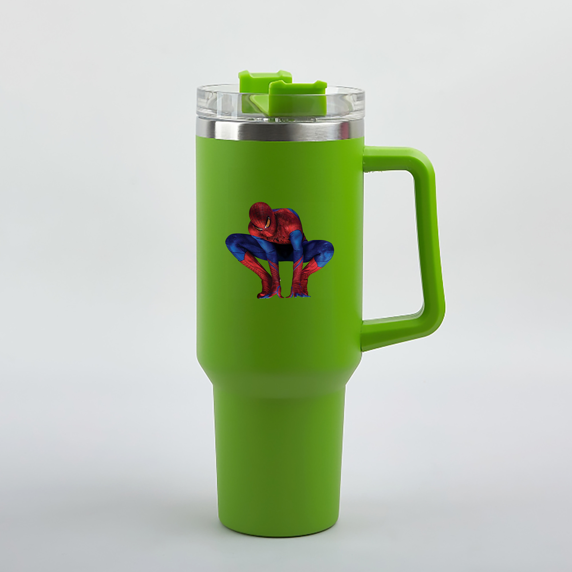 （画像用） Spider Man スパイダーマン 1200mL車用タンブラー（カラープリント）